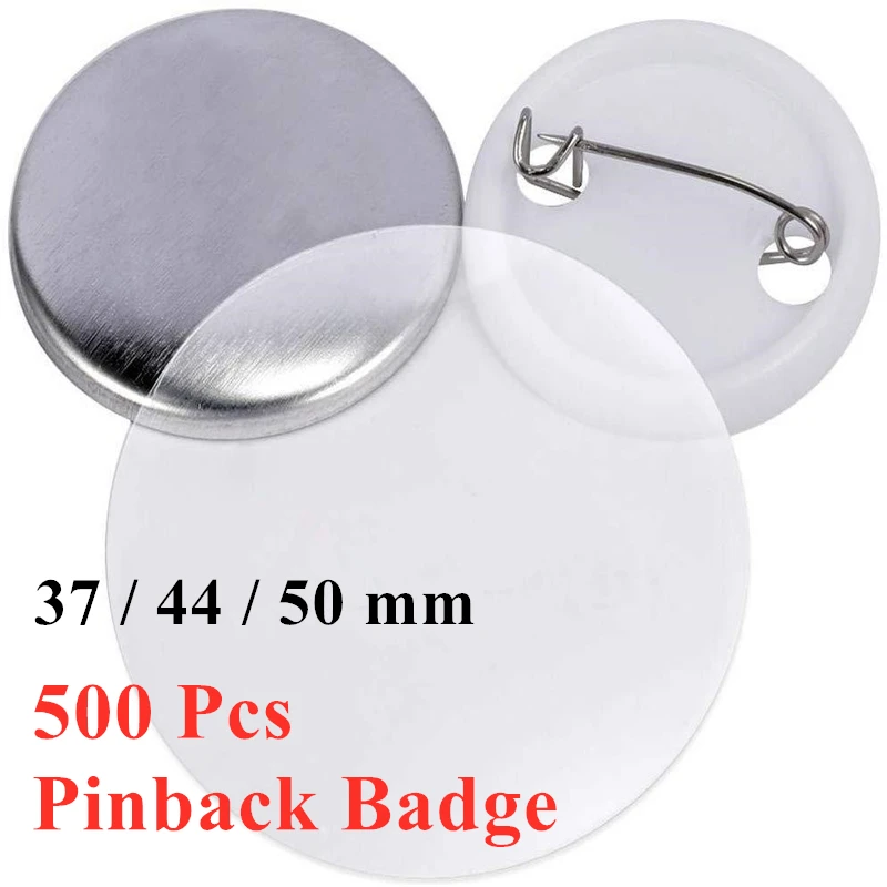 Button Badge Blank - 500 Pz/set Distintivo Vuoto Pulsante Pinback