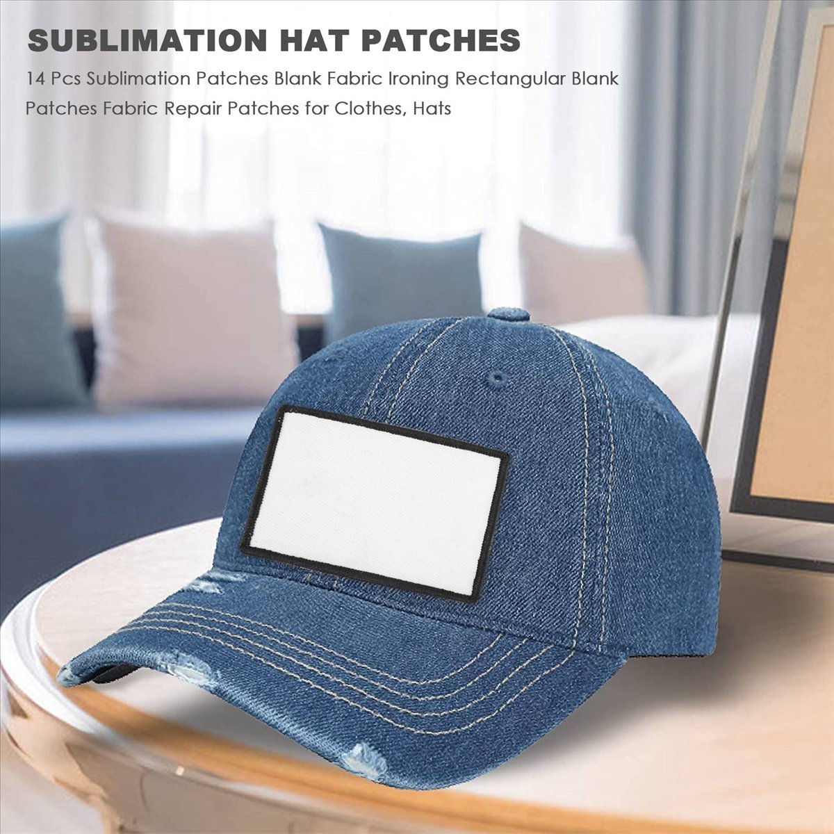 Hat Sublimation Blank - 【In Offerta】14 Pezzi di Toppe per