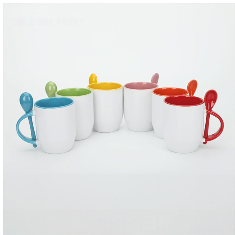 Sublimation Mug White - 2 Tazze da Caffè Vuote per