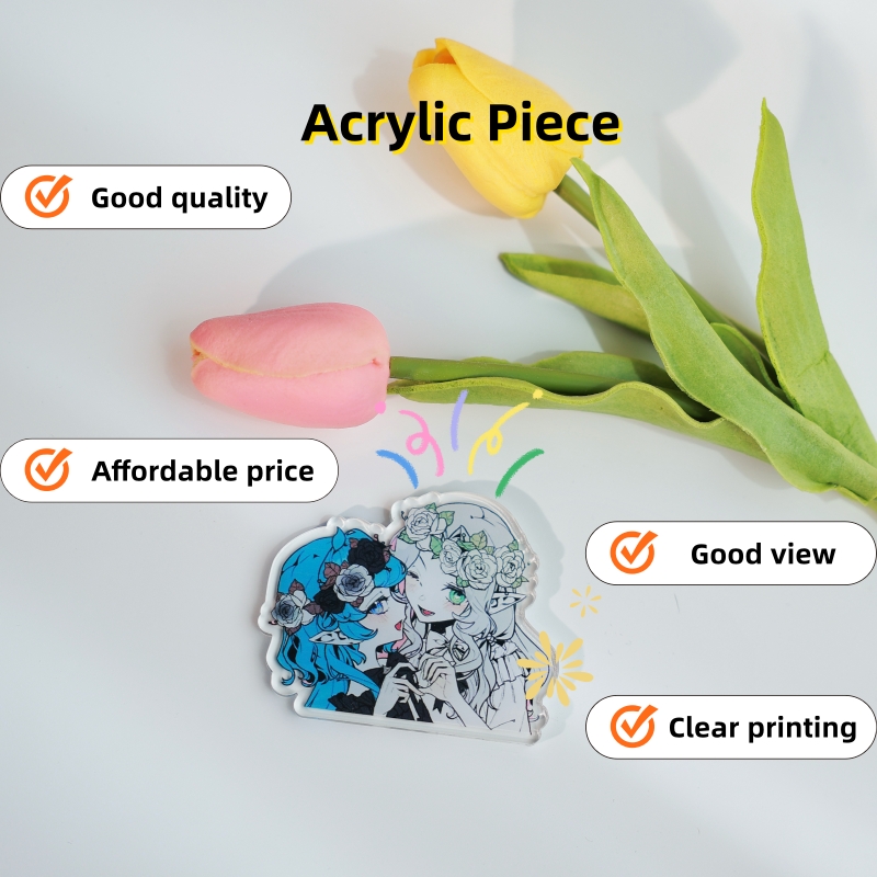 Photo Acrylic Block - 1 Blocco Acrilico Personalizzato a Doppio