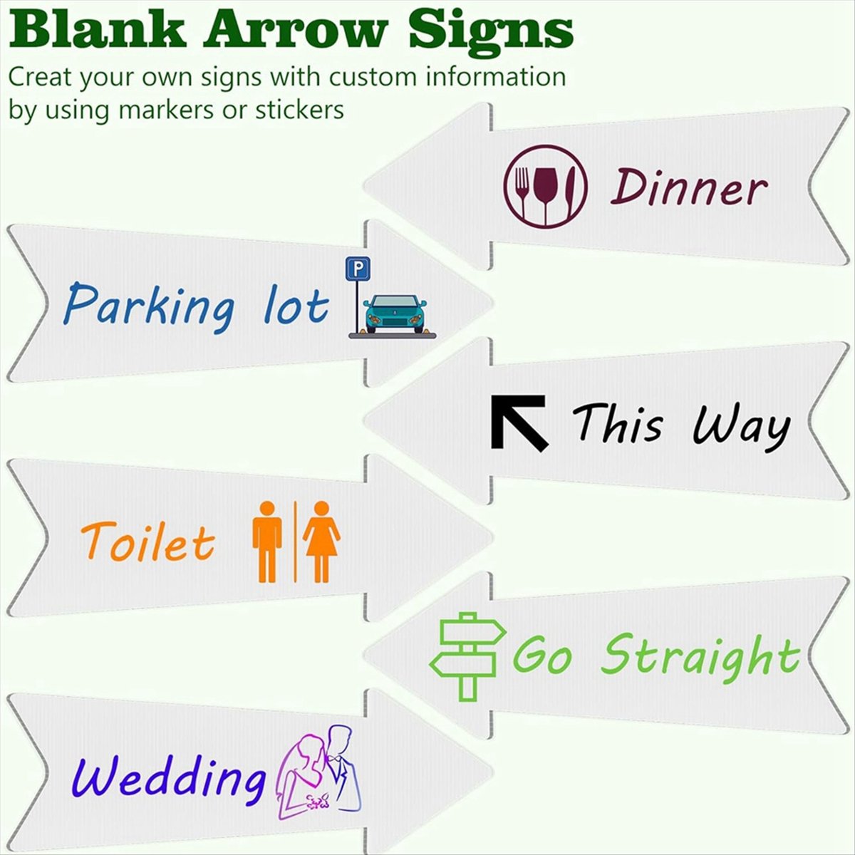 (AIMA) Segnali Direzionali con - Yard Sign Blank recensione e prezzo
