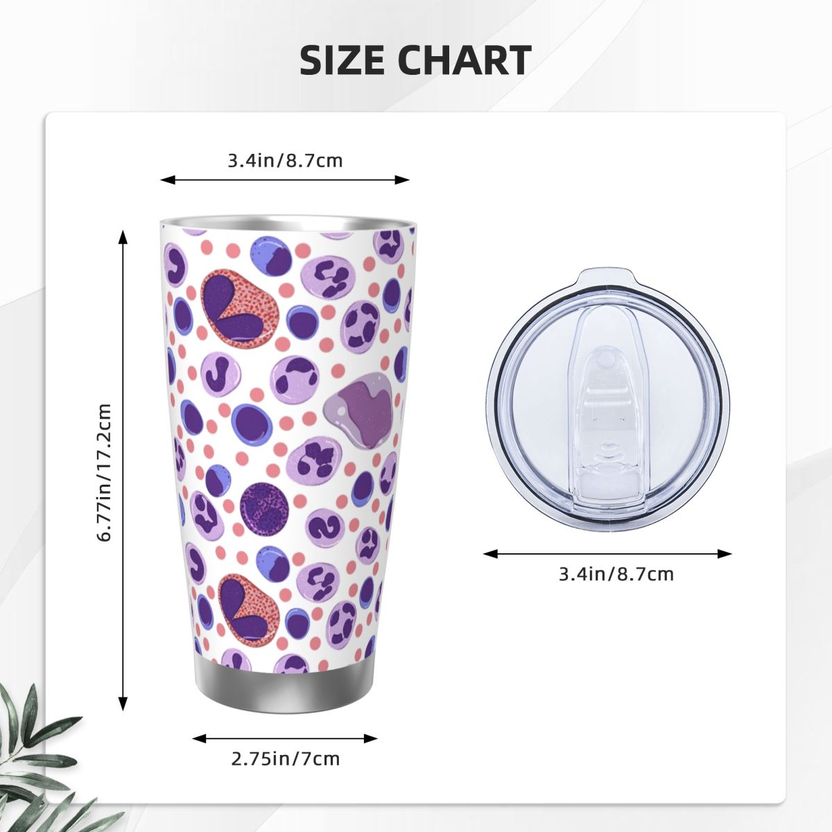 Bicchiere in acciaio inossidab - Tumbler 20Oz White recensione e prezzo