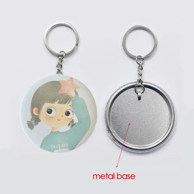 100 PZ 44mm 58mm Portachiavi D - Button Badge Blank recensione e prezzo