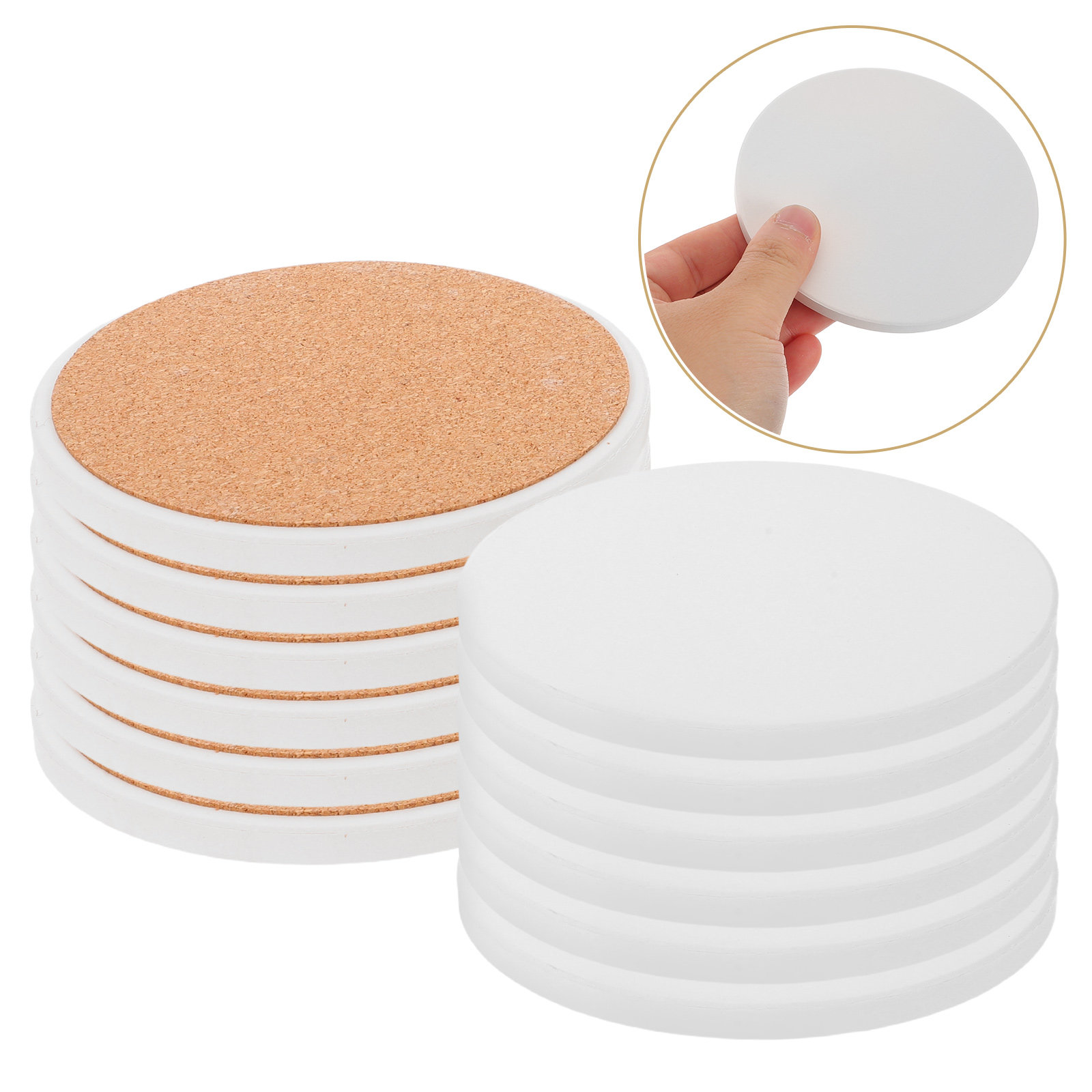 Set di 12 Sottobicchieri in Ce - Ceramic Tile Blank recensione e prezzo