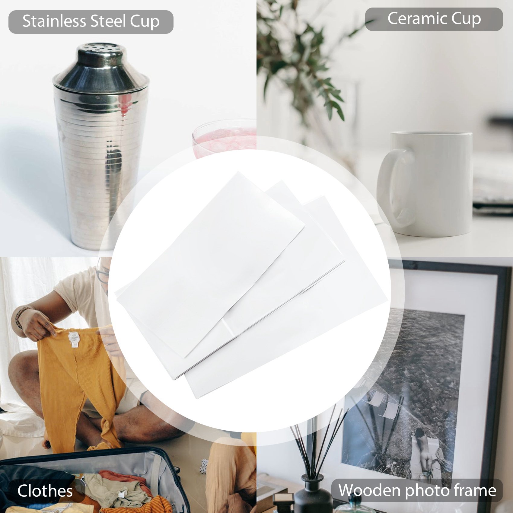 -FTGT 30 pezzi di pellicola te - Sublimation Mug White recensione e prezzo