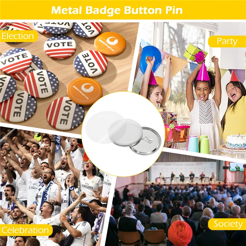 100Set Distintivo Vuoto Pin Bu - Button Badge Blank recensione e prezzo