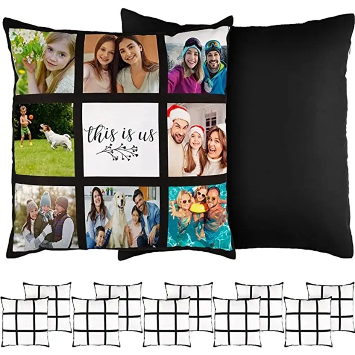 ABNH 6 Pezzi Federa per Cuscin - Pillow Cover Sublimation recensione e prezzo