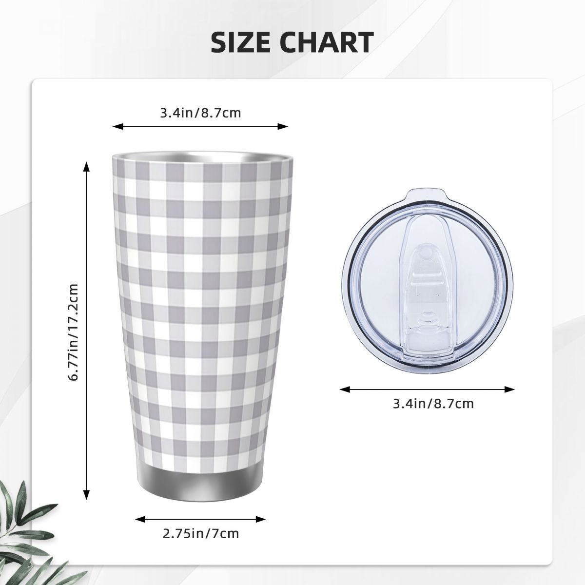 Bicchiere in acciaio inossidab - Tumbler 20Oz White recensione e prezzo