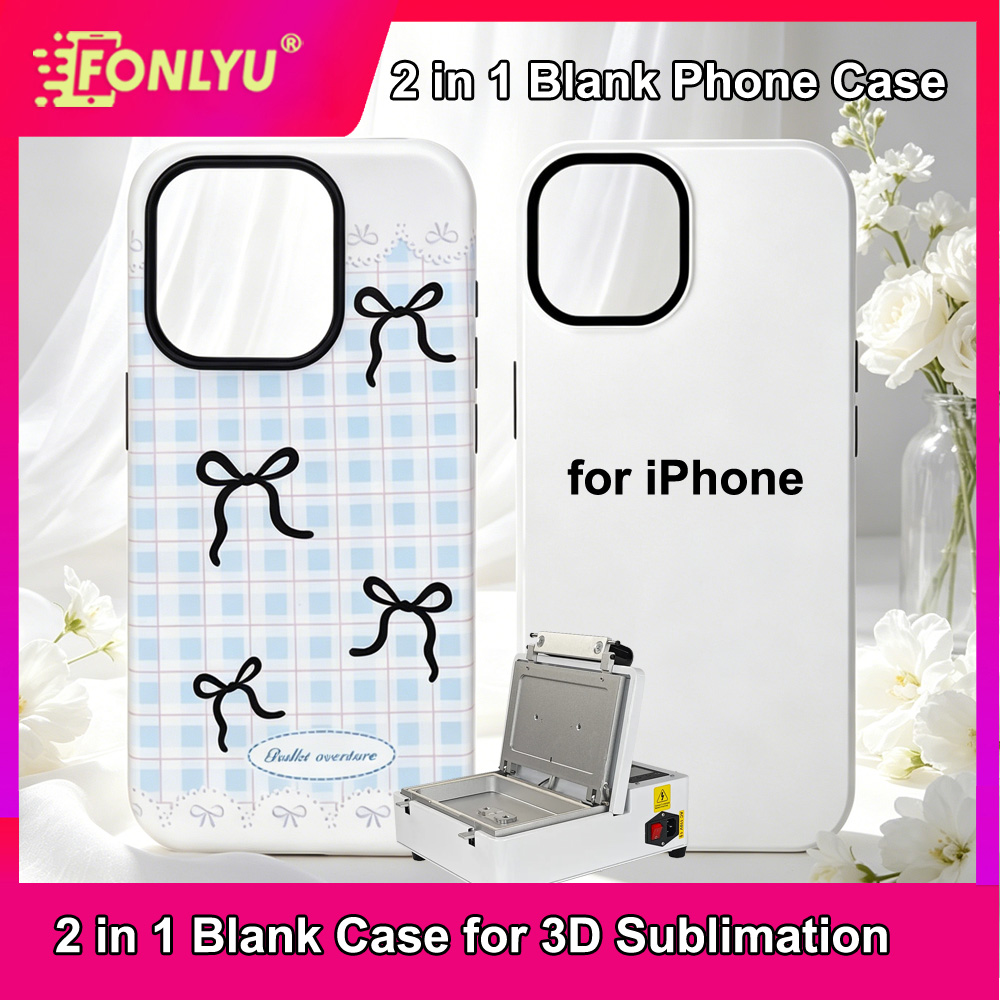 FONLYU 2 in 1 Cover per Telefo - Phone Case Blank Print recensione e prezzo