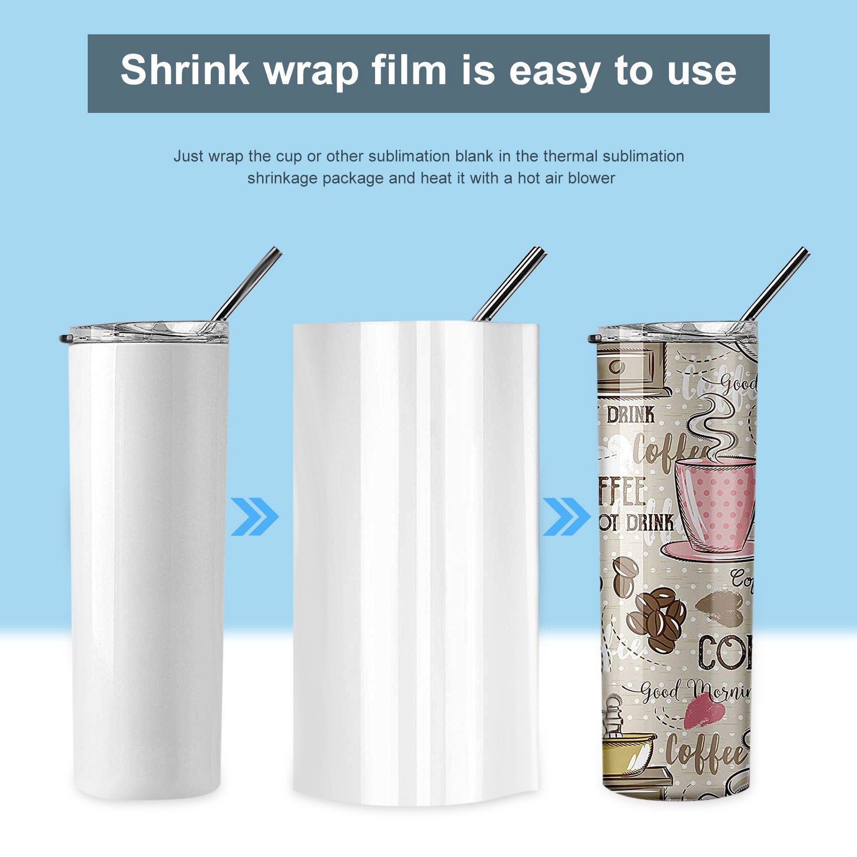 ABHI-30 Pezzi Pellicola Termor - Sublimation Mug White recensione e prezzo