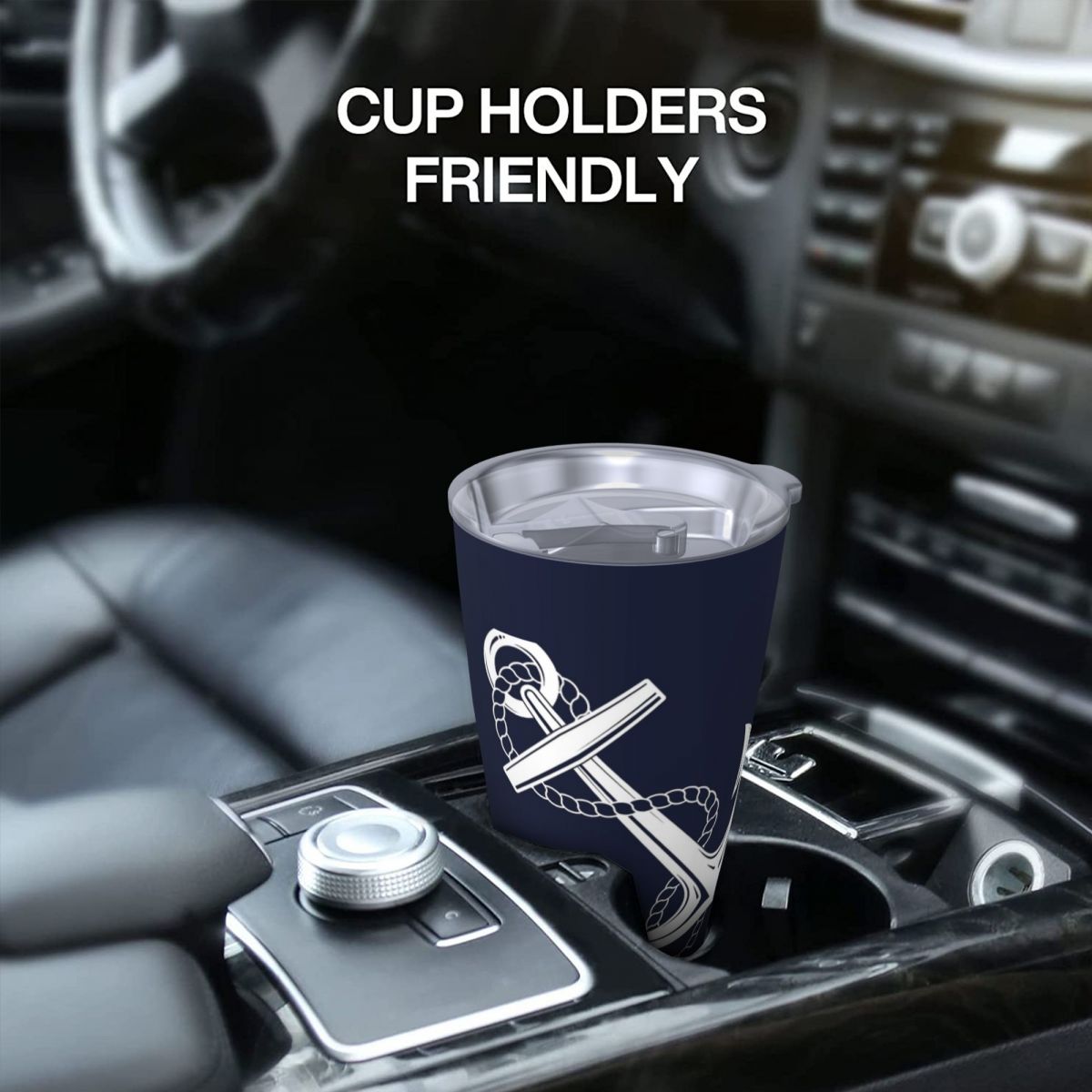 Anchor Nautical White & Navy B - Tumbler 20Oz White recensione e prezzo
